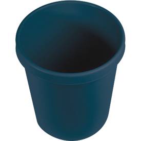Papierkorb Helit The Green German, Volumen 18 l, umlaufender Griffrand, Recyclingkunststoff, blau