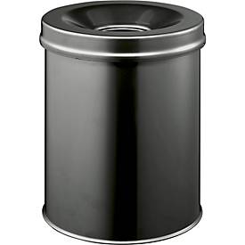Papierkorb Safe, schwarz