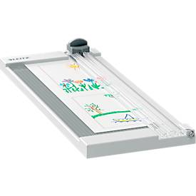 Papierschneider Leitz Precision Home A4, bis A4, bis 8 Blatt, Papierklemme, Ableselineal, Stahl und Kunststoff