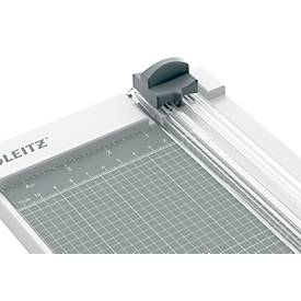 Papierschneider Leitz Precision Home A4, bis A4, bis 8 Blatt, Papierklemme, Ableselineal, Stahl und Kunststoff