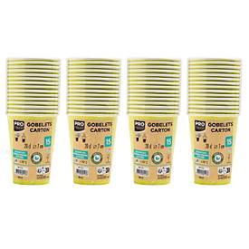 Pappbecher ProNappe, Inhalt 0,2 l, besonders stabil, ohne Kunststoffzusätze, Ø 75 x H 175 mm, recycelbarer FSC®-Karton, kiwigrün, 60 Stück