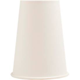 Pappbecher ProNappe, Inhalt 0,2 l, besonders stabil, ohne Kunststoffzusätze, Ø 75 x H 345 mm, recycelbarer FSC®-Karton, weiß, 50 Stück