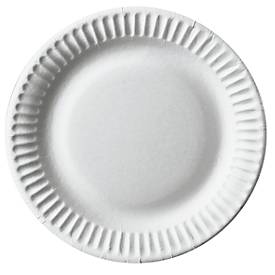 Pappteller Papstar Pure, Einweg, rund, Ø 150 mm, lebensmittelecht, FSC®-zertifiziert & kompostierbar, weiß, 10 x 100 Stück