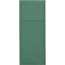 Papstar Bestecktaschen Royal Collection, integrierte Besteckfalz, B 200 x H 82,5 mm, FSC®-zertifiziert, Premium-Tissue, dunkelgrün, 6 x 50 Stück