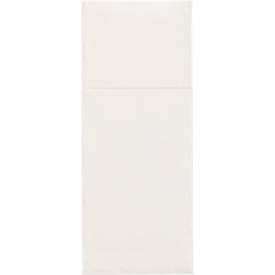 Papstar Bestecktaschen Royal Collection, integrierte Besteckfalz, B 200 x H 82,5 mm, FSC®-zertifiziert, Premium-Tissue, weiß, 6 x 50 Stück