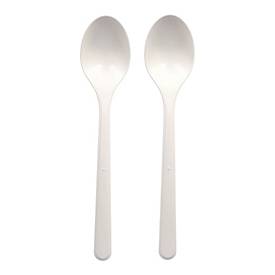 Papstar Mehrweg Löffel Polypropylen weiß 18,5 cm, bis 100 °C, spülmaschinenfest bis 65 °C, 125x nutzbar, 50er Pack Fragen Erklären