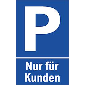 Parkplatzschilder, Nur für Kunden