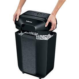 Partikel Aktenvernichter Fellowes Powershred® LX70, Auffangbehälter, P-4, Partikelschnitt, schwarz