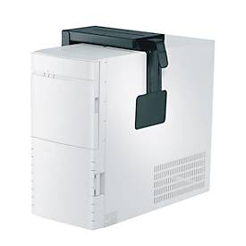 PC-Halterung Neomounts by NewStar CPU-D100, vertikal, bis 30 kg, manuell höhen- & breitenverstellbar, inkl. Befestigungsmaterial, schwarz