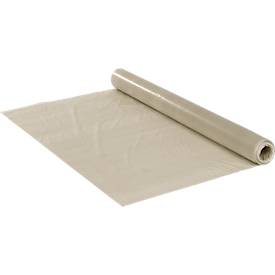 PE Folie Baufolie Flachfolie, robust & wasserdicht, transluzent, B 4000 mm