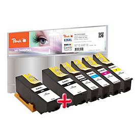 Image of Peach Spar Pack Plus - 6er-Pack - XL-Kapazität - Schwarz, Gelb, Cyan, Magenta, Photo schwarz - Tintenpatrone (Alternative zu: Epson 26XL)