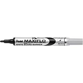 Pentel Whiteboardmarker Maxiflow, Schreibspitze 2 mm, 12 Stück, schwarz