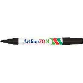 Permanent marker Artline 70, ronde punt, zwart, 12 stuks