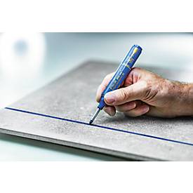 Permanentmarker Pica BIG Ink Marker XL, für glatte & trockene Oberflächen, Spezial-Schreibspitze, wisch- & wasserfest, Schreibfarbe blau