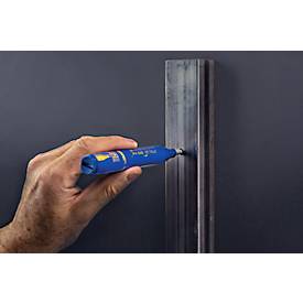 Permanentmarker Pica BIG Ink Marker XL, für glatte & trockene Oberflächen, Spezial-Schreibspitze, wisch- & wasserfest, Schreibfarbe blau