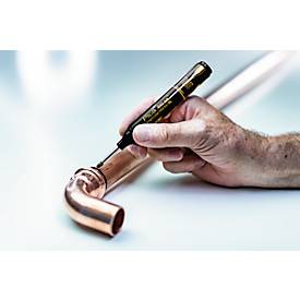 Permanentmarker Pica BIG Ink Marker XL, für glatte & trockene Oberflächen, Spezial-Schreibspitze, wisch- & wasserfest, Schreibfarbe schwarz