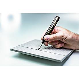 Permanentmarker Pica BIG Ink Marker XL, für glatte & trockene Oberflächen, Spezial-Schreibspitze, wisch- & wasserfest, Schreibfarbe schwarz