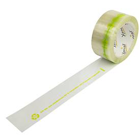 PET-Recycling-Klebeband Xenial, umweltfreundlich, B 50 mm x L 100 m, recycelte PET-Flaschen, braun