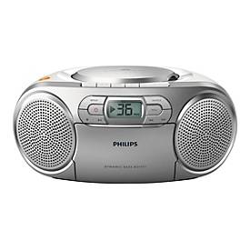 Philips AZ127 - Ghettoblaster - 2 Watt - Silber