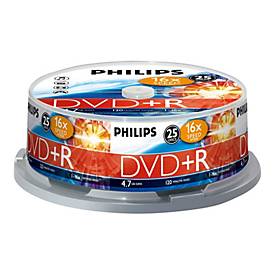 Philips DR4S6B25F - 25 x DVD+R - 4.7 GB (120 Min.) 16x - Spindel