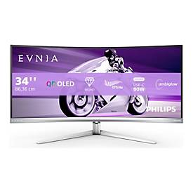 Philips Evnia 8000 34M2C8600 - OLED-Monitor - Gaming - gebogen - 86.36 cm (34") - 3440 x 1440 WQHD @ 175 Hz