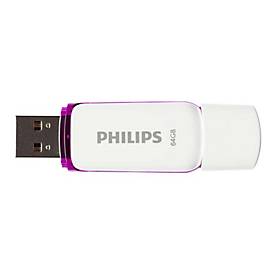 Philips FM64FD70B Snow edition 2.0 - USB-Flash-Laufwerk - 64 GB - USB 2.0