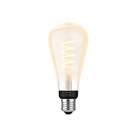 Image of Philips Hue White ambiance - Glühbirne mit LED-Filament - Form: ST72 - E27 - 7 W - warmweißes bis tageslichtweißes Licht - 2200-4500 K
