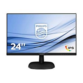 Philips V-line 243V7QDSB - LED-Monitor - 61 cm (24") (23.8" sichtbar) - 1920 x 1080 Full HD (1080p) @ 60 Hz - IPS - 250 
