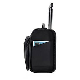 Pilotenkoffer Stop Ocean Plastic RPET SAMAR, Hauptfach, Laptopfach + Tabletfach, A4-Einsteckfach, Teleskopgriff, abschließbar, RPET, anthrazit