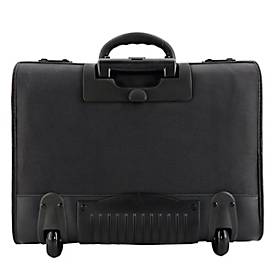 Pilotenkoffer Stop Ocean Plastic RPET SAMAR, Hauptfach, Laptopfach + Tabletfach, A4-Einsteckfach, Teleskopgriff, abschließbar, RPET, anthrazit