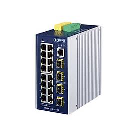 PLANET IGS-6325-16T4S - Switch - L3 - managed - 16 x 10/100/1000 + 4 x Gigabit SFP - an DIN-Schiene montierbar, wandmont