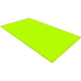 Plateau de finition SOLUS PLAY, pour caisson avec tiroir SOLUS PLAY, l. 800 x P 400 mm, citron vert