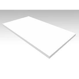 Plateau de finition SOLUS PLAY, pour caisson mobile d'extension SOLUS PLAY, l. 800 x P 500 mm, blanc