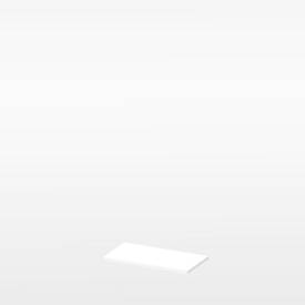 Plateau de finition X-TIME WORK, fin, l. 860 mm, blanc