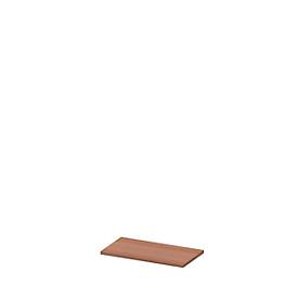 Plateau de finition X-TIME WORK, fin, l. 860 mm, coloris noix Canaletto