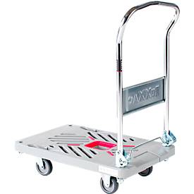 Plattformwagen RuXXac Dandy XL, bis 330 kg, 2 Lenk- und 2 Bockrollen, inkl. Spannfix-Gummi, mit Bremsen, Polypropylen