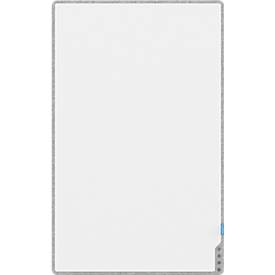 PLAYROOM Whiteboard PLAYBOARD, e3-emaillierter Stahl, weiß, Recycling-PET-Rahmen grau, B 750 x H 1180 mm