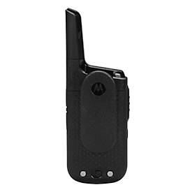 PMR-Funkgeräteset Motorola XT185, 2-teilig, lizenzfrei, 2-Wege-Kommunikation, 16 Kanäle, bis 8 km, bis 24 h, IP54, inkl. Zubehör, schwarz-gelb