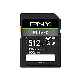 Image of PNY Elite-X - Flash-Speicherkarte - 512 GB - SDXC UHS-I