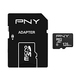 PNY Performance Plus - Flash-Speicherkarte - 128 GB - microSDXC