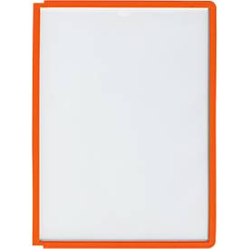 Pochettes pour système de présentation de format A4, 5 p., orange