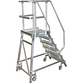 Podestleiter, fahrbar