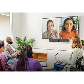 Poly All-In-One-Videoleiste Studio X70, 4K-Ultra-HD-Video, TC10 Controller-Kit, für Räume bis 55 m²