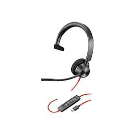 Poly Blackwire 3310 - Blackwire 3300 series - Headset - On-Ear - kabelgebunden - USB-C