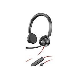 Poly Blackwire 3325 - Blackwire 3300 series - Headset - On-Ear - kabelgebunden - 3,5 mm Stecker, USB-C