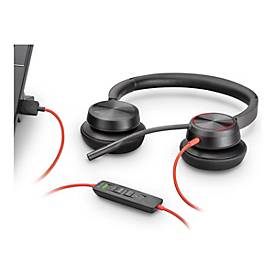 Poly Blackwire C5220 - Blackwire 5200 series - Headset - On-Ear - kabelgebunden - USB-A, 3,5 mm Stecker