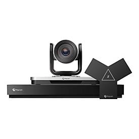 Poly G7500 - Videokonferenzsystem (camera, Mikrofon, Codec) - Zoom Certified, Zertifiziert für Microsoft Teams - Schwarz