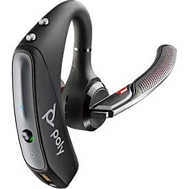 Poly On-Ear-Headset Voyager 5200, Bluetooth, USB-A-an-Micro-USB-Kabel, WindSmart-Technologie