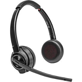 Poly Savi 8420 Office DECT Stereo-Headset, für Microsoft Teams zertifiziert