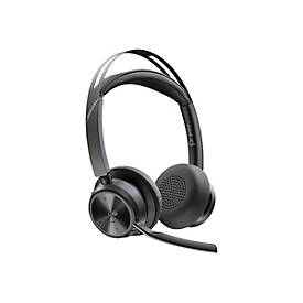 Poly Voyager Focus 2 - Headset - On-Ear - Bluetooth - kabellos - aktive Rauschunterdrückung